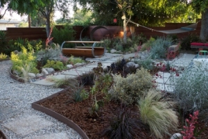 Residential greywater garden