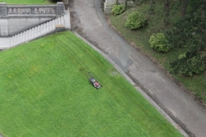 Lawn Mower cutting Grass
