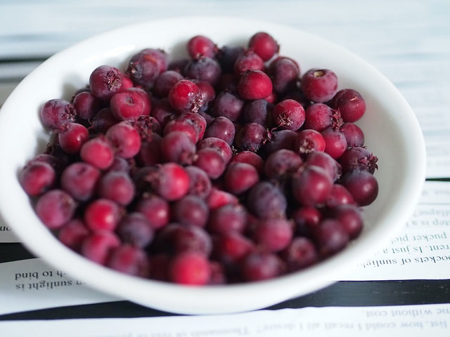 Serviceberries, better by the handful.